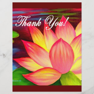 Prospectus 21,6 Cm X 24,94 Cm Merci Lily Lotus Rose - Multi