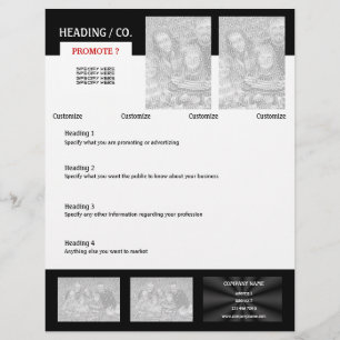 Prospectus 21,6 Cm X 24,94 Cm Modèle de circulaire - créez votre propre