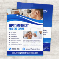 Modèle de Flyer pour Examen de Vue chez l'Optométr