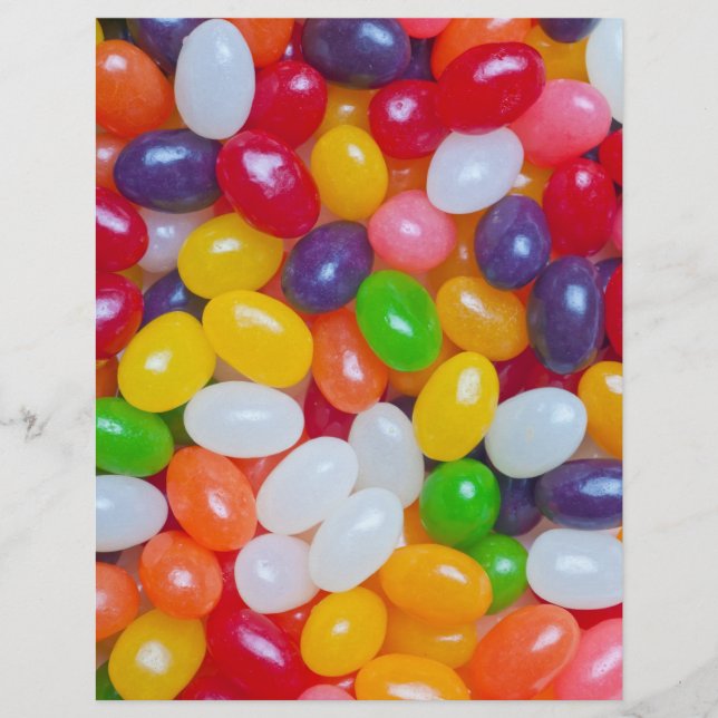Prospectus 21,6 Cm X 24,94 Cm Modèle de jellybean - Jellybeans de Pâques (Devant)