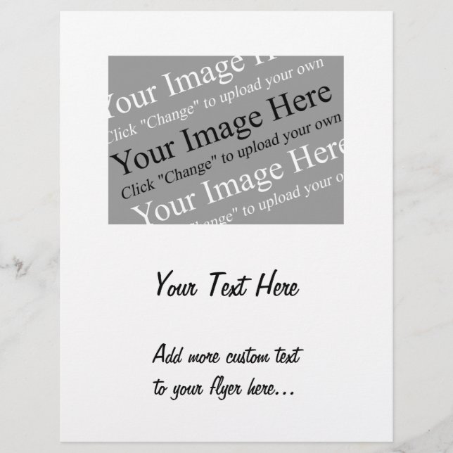 Prospectus 21,6 Cm X 24,94 Cm Modèle d'images et de texte personnalisés pour les (Devant)