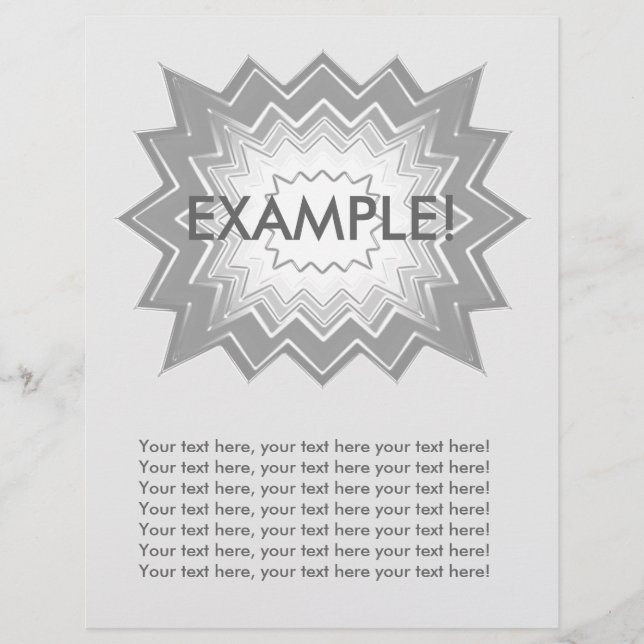 Prospectus 21,6 Cm X 24,94 Cm Modèle du prospectus : Attention Getter : Explosio (Devant)