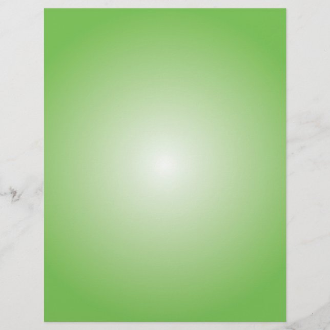 Prospectus 21,6 Cm X 24,94 Cm Modèle du prospectus : Dégradé radial : vert (Devant)