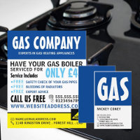 Modern Bold, Gas Engineer & Supplier Advertising