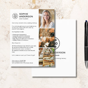 Prospectus 21,6 Cm X 24,94 Cm Moderne Logo Blanc Modèle de Flyer Promotionnel po
