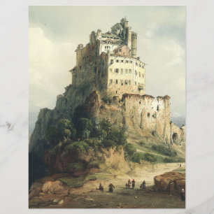 Prospectus 21,6 Cm X 24,94 Cm Monastère de la Sacra di San Michele Art alpin