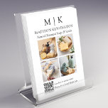 Prospectus 21,6 Cm X 24,94 Cm Monogramme ou ajouter un logo Business QR Code 4 P<br><div class="desc">Circulaire d'affaires minimaliste moderne avec 4 photos. Noir & Blanc ou choisissez vos couleurs personnalisées. Ajoutez votre site Web ou votre adresse Web de médias sociaux au QR Scan Code. Autoriser les clients à utiliser l'analyse pour accéder aux informations sur vos éléments tels que les produits ou les éléments de...</div>