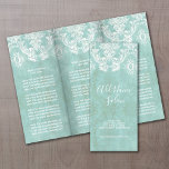 Prospectus 21,6 Cm X 24,94 Cm Motif de Damas Vintage bleu glace avec finition gr<br><div class="desc">Un design de petite entreprise avec une zone pour le nom de l'entreprise et les coordonnées sur le devant. Il comprend également une place à l'intérieur de la publicité pour ajouter un service de liste ou une liste de prix. Il est mis en place pour que vous puissiez plier la...</div>