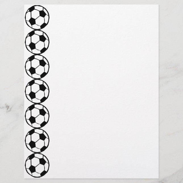 Prospectus 21,6 Cm X 24,94 Cm Motif de football (Devant)