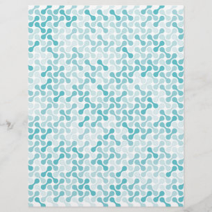 Prospectus 21,6 Cm X 24,94 Cm Motif de métaball bleu