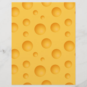 Prospectus 21,6 Cm X 24,94 Cm Motif jaune de fromage