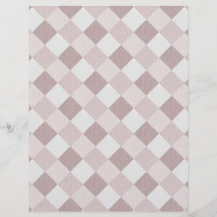 Prospectus 21,6 Cm X 24,94 Cm Motif Oblique de géométrique beige et gris