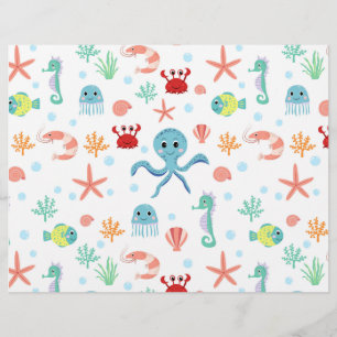 Prospectus 21,6 Cm X 24,94 Cm motif Sea World