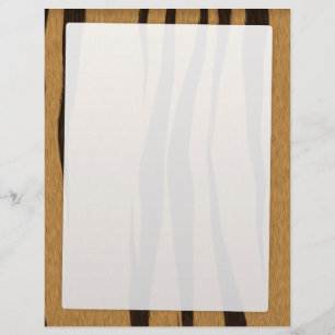 Prospectus 21,6 Cm X 24,94 Cm Motif Tiger Stripes