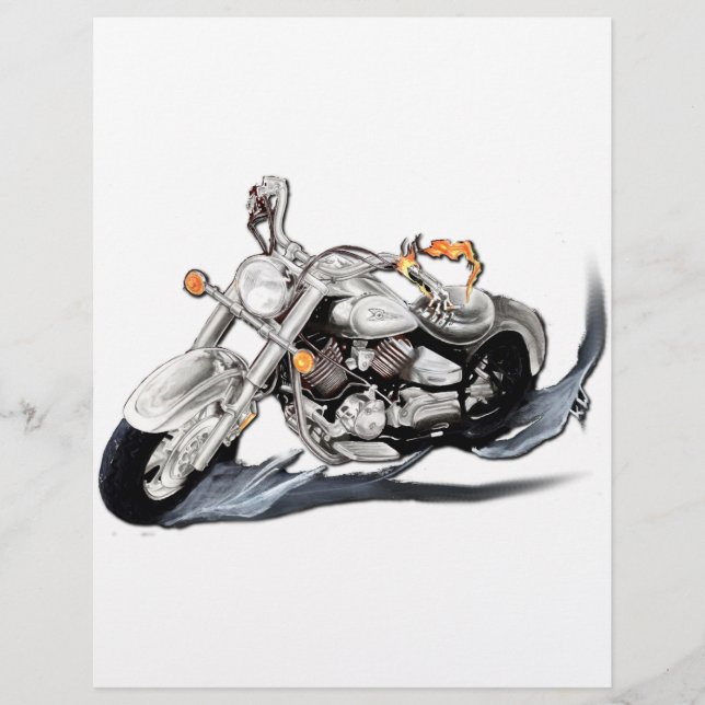 Prospectus 21,6 Cm X 24,94 Cm Moto créative (Devant)