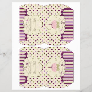 Prospectus 21,6 Cm X 24,94 Cm Mulberry Dot Candy Box Modèle