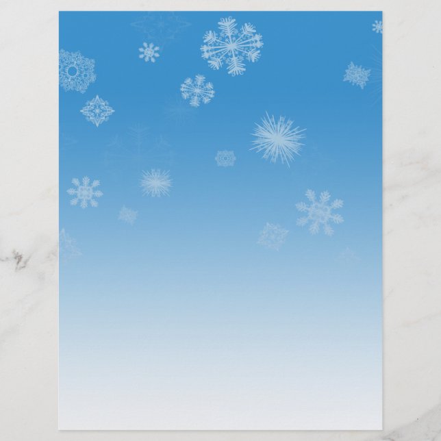 Prospectus 21,6 Cm X 24,94 Cm Neige (Devant)