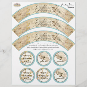 Prospectus 21,6 Cm X 24,94 Cm Notre Féerie Princesse, Femme Anniversaire Cupcake