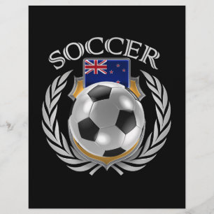 Prospectus 21,6 Cm X 24,94 Cm Nouvelle-Zélande Soccer 2016 Équipement de Support