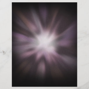Prospectus 21,6 Cm X 24,94 Cm Œuvre d'art de rafale cosmique