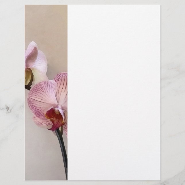 Prospectus 21,6 Cm X 24,94 Cm Orchidées Phalaenopsis rose délicat (Devant)