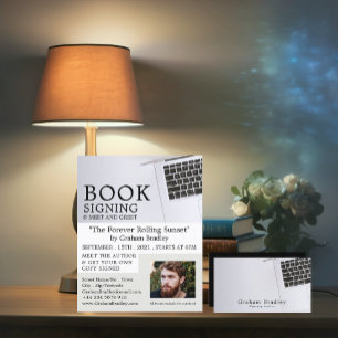 Prospectus 21,6 Cm X 24,94 Cm Ordinateur portable blanc, Écrivains livre signatu