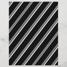 Pages de scrapbook à rayures diagonales en noir et