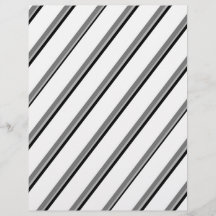 Pages de scrapbook à rayures diagonales en vrac W&