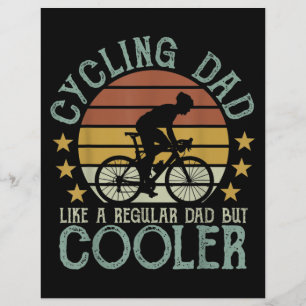 Prospectus 21,6 Cm X 24,94 Cm Papa cycliste comme un papa normal mais plus cool