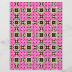 Prospectus 21,6 Cm X 24,94 Cm Papier Origami Fleurs Roses Artisanat Personnalisa