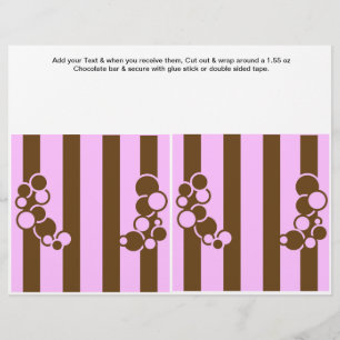 Prospectus 21,6 Cm X 24,94 Cm Papiers personnalisés pour bonbons de fête d'anniv