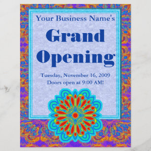 Prospectus 21,6 Cm X 24,94 Cm Papillons personnalisés fleur d'étoile