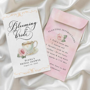 Prospectus 21,6 Cm X 24,94 Cm Paquet de graines pour cadeau DIY Tea Party de la 