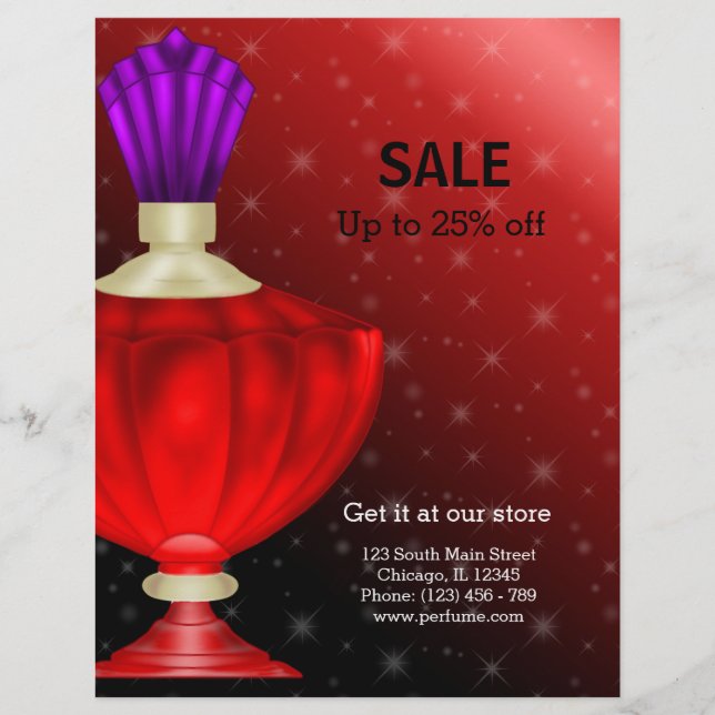 Prospectus 21,6 Cm X 24,94 Cm Parfum (Devant)