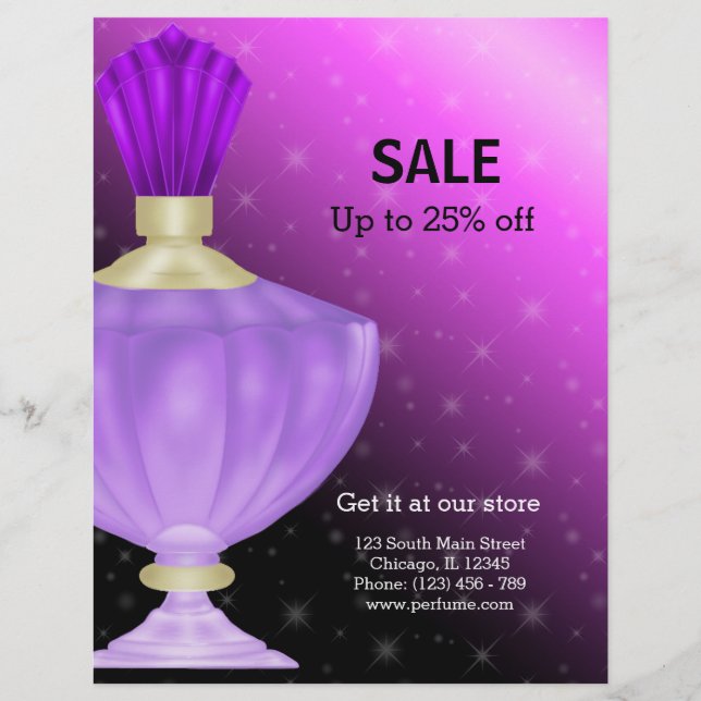 Prospectus 21,6 Cm X 24,94 Cm Parfum (Devant)