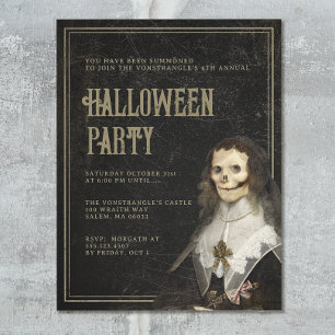 Prospectus 21,6 Cm X 24,94 Cm Parti gothique victorien d'Halloween pour adultes