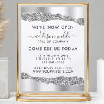 Prospectus 21,6 Cm X 24,94 Cm Parties scintillant d'argent Diamonds Glam Ouvertu<br><div class="desc">Diamants de Parties scintillant Argent Glam Business Ouverture Flyer. Elégante parties scintillant en argent à la main style calligraphie script design professionnel. Parfait pour les maquilleurs,  coiffeurs,  cosmétologues,  et plus encore !</div>