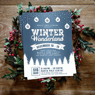 Prospectus 21,6 Cm X 24,94 Cm Pays des merveilles d'hiver : Flyer de vacances en