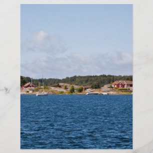Prospectus 21,6 Cm X 24,94 Cm Paysage côtier idyllique