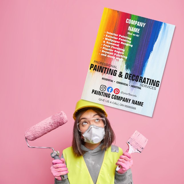 Prospectus 21,6 Cm X 24,94 Cm PEINTURE & DÉCORATION dépliant (Créateur téléchargé)