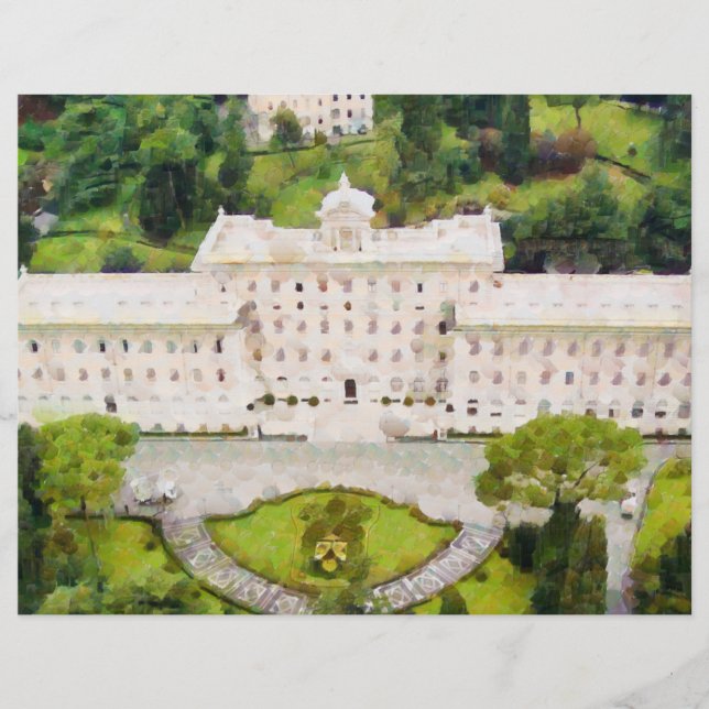Prospectus 21,6 Cm X 24,94 Cm Peinture du Vatican (Devant)