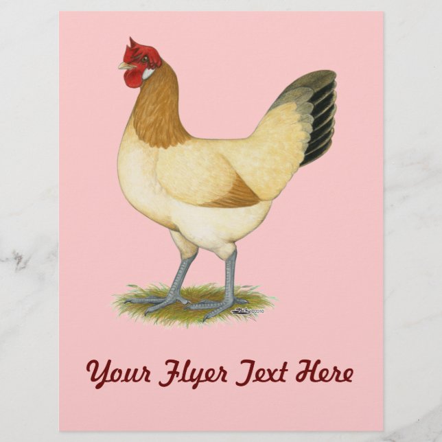 Prospectus 21,6 Cm X 24,94 Cm Penedesenca : Poule rousse (Devant)