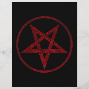 Prospectus 21,6 Cm X 24,94 Cm Pentagram Red Devil