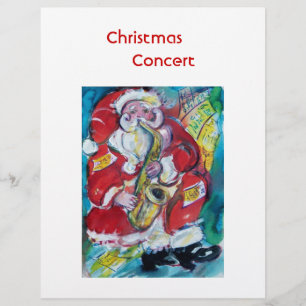 Prospectus 21,6 Cm X 24,94 Cm PÈRE NOËL et SAX