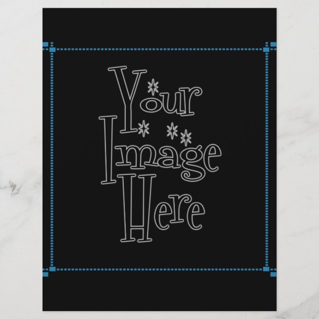 PROSPECTUS 21,6 CM X 24,94 CM ♪ ♪ PERSONNALISER - CRÉER VOTRE PROPRE (Devant)