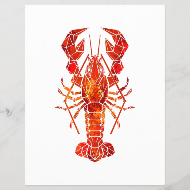 Prospectus 21,6 Cm X 24,94 Cm Phomard polygonal rouge (Devant)