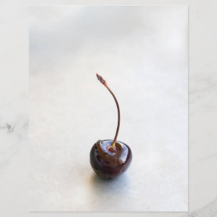 Prospectus 21,6 Cm X 24,94 Cm Photographie de Cerise Rouge Fraîche