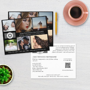 Prospectus 21,6 Cm X 24,94 Cm Photographie noire Logo Photographe professionnel