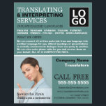 Prospectus 21,6 Cm X 24,94 Cm Photographie personnalisée, traducteur & interprèt<br><div class="desc">Dépliants publicitaires de photographie personnalisée,  traducteur & interprète par The Business Card Store.</div>