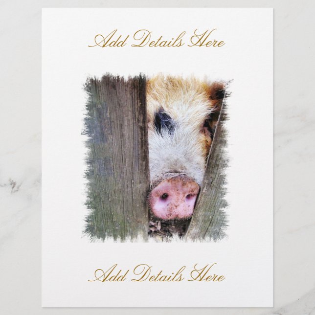 PROSPECTUS 21,6 CM X 24,94 CM PIÈCES (Devant)